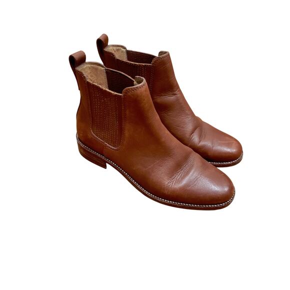 Madewell Ainsley Chelsea Boot Brown Women's Size 7 - Picture 3 of 10